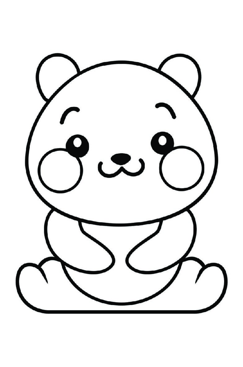 Panda Coloring Book