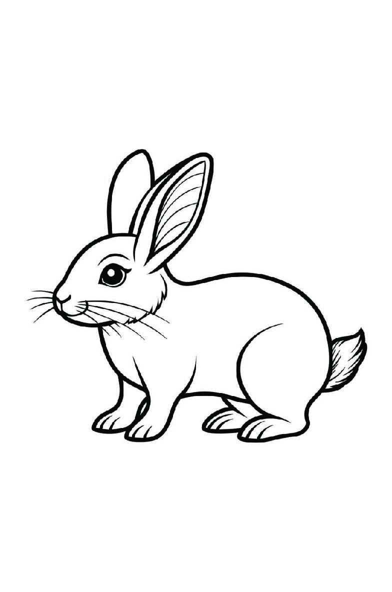 Rabbit Coloring Book