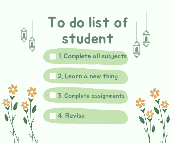 Planner for Student