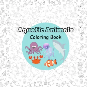 Aquatic Animals Coloring Book